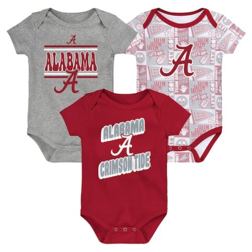 Alabama Crimson Tide Infant Sunday Comics 3-Pack Bodysuit Set
