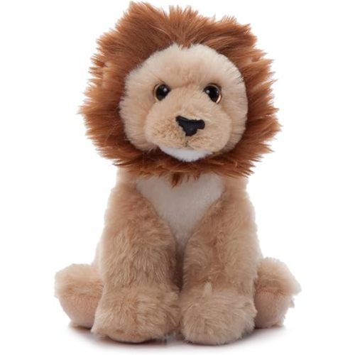 The Petting Zoo Lion Stuffed Animal Plushie, Gifts for Kids, Wild Onez Babiez Zoo Animals, Lion Plush Toy 6 inches