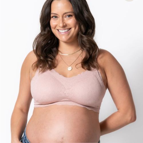 Dusty Rose Lace Nursing Bra