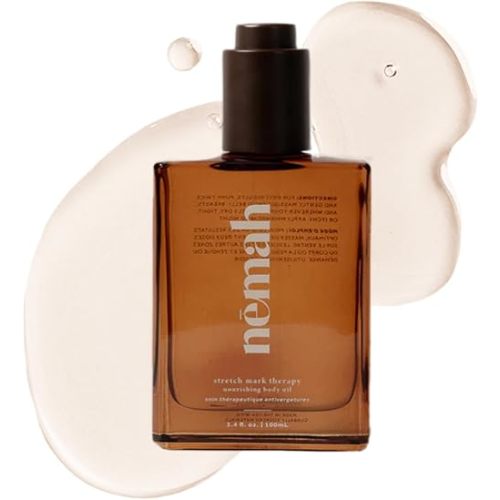 Nemah - Nourishing Belly Oil for Pregnant Women - Hydrating Stretch Mark Oil with Jojoba and Coconut Oil - Vegan & Cruelty-Free - 3.4 fl. oz.