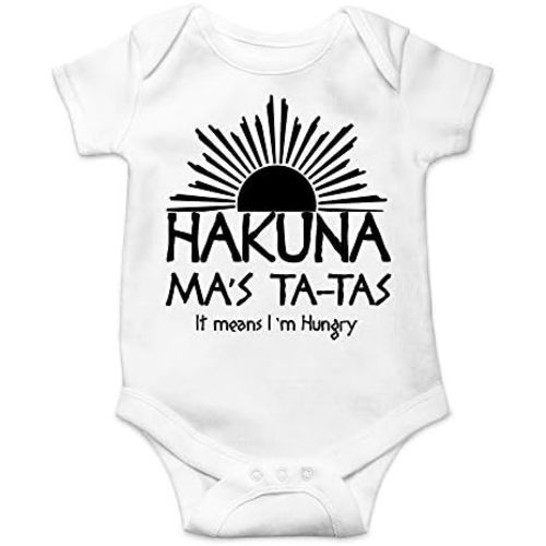 CBTwear Hakuna Ma's Ta Baby Bodysuit Adorable Infant Unisex Romper Clothing Boy Girl Newborn Outfit