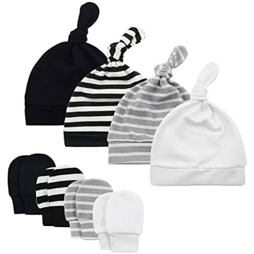 American Trends Baby Hat Mittens Newborn Hats for Boys Baby Hats 0-6 Months Winter Beanie Caps
