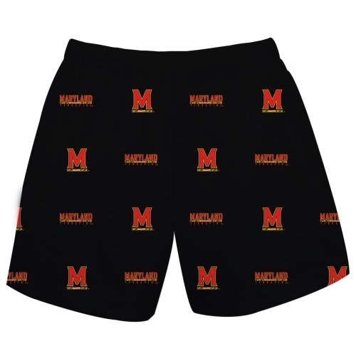 Infant Maryland Terrapins Black Pull On Shorts