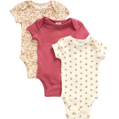 Assorted 3-Pack Bodysuits, Newborn