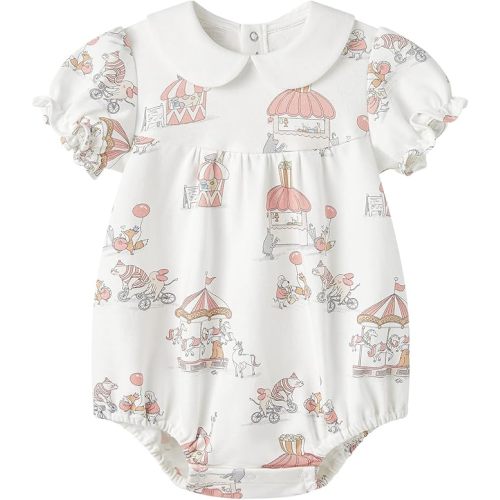 pureborn Baby Girls Boys Bodysuit Super Soft Cotton Romper 0-24 Months