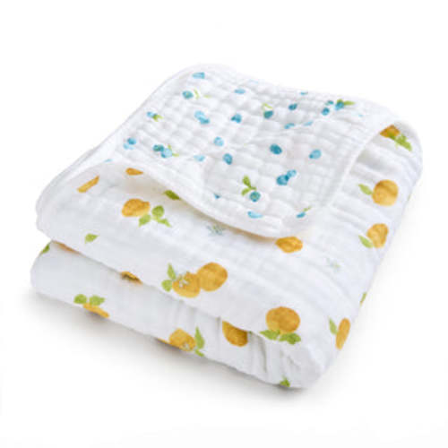 Organic Cotton Muslin Blanket in Fresh Fruit | aden + anais
