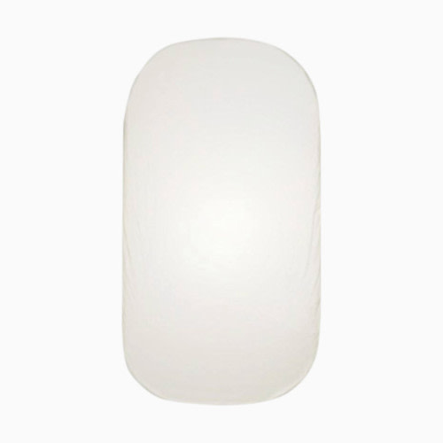Organic Fitted Sheet for Cradle - Natural White