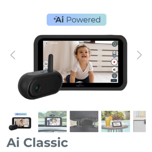Tiny Traveler Ai Classic HD Baby Monitor For Your Car & Beyond - TT006