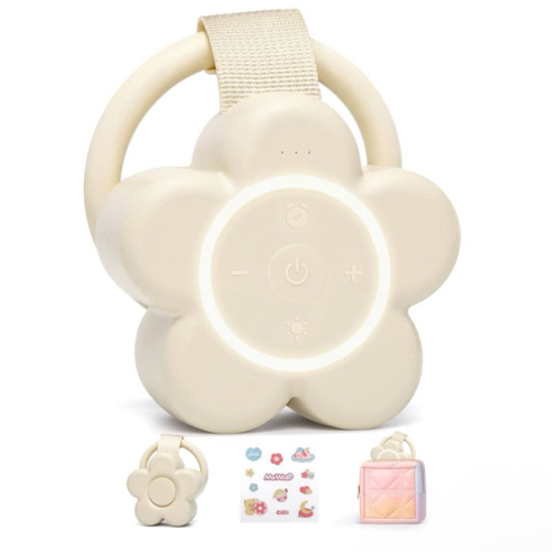 Portable White Noise Machine Baby Newborn Essentials & Adults - 25 Soothing Sounds | Rechargeable Travel Sound Machine Baby with Night Light | Timer & Volume Control | Nursery, Home, Sleep Aid