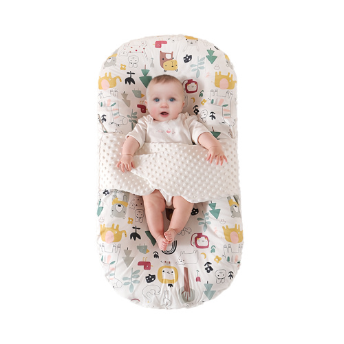 Toddler Lounger,chaise longue for kids sleeping in bed,Bionic Design,Double-Sided Design Cover with Anti-Startle Design,Lounger Pillow Soft Breathable(0-24 Months)