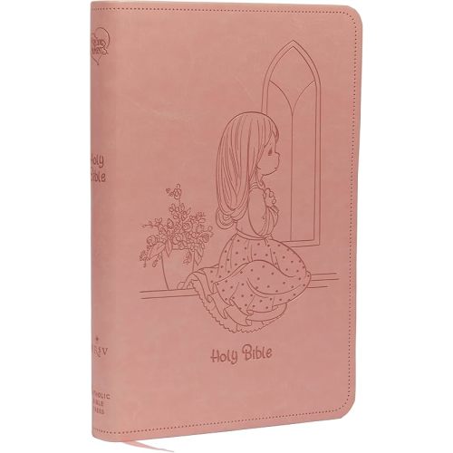NRSVCE, Precious Moments Bible, Pink, Leathersoft, Comfort Print: Holy Bible Imitation Leather – March 2, 2021