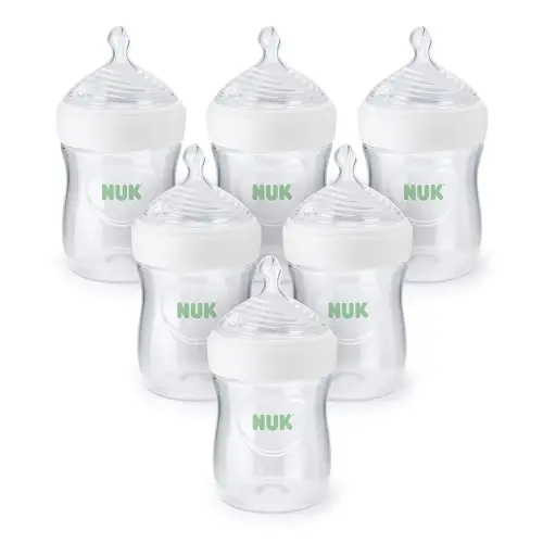 NUK Simply Natural Baby Bottle with SafeTemp