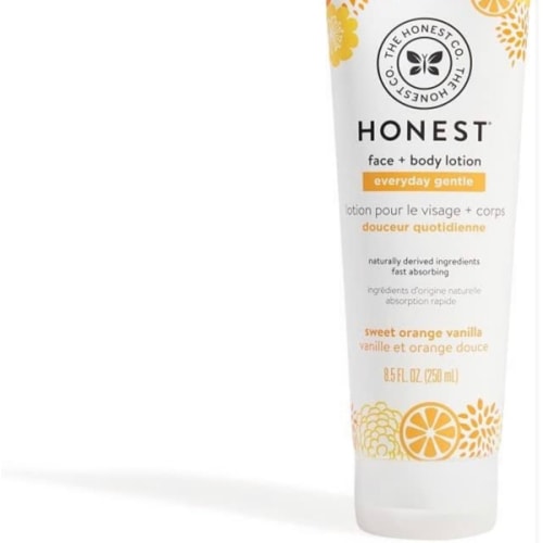 Amazon.com: The Honest Company Honest Perfectly Gentle Sweet Orange Vanilla Face and Body Lotion with Naturally Derived Botanicals, Orange Vanilla, 8.5 Fluid Ounce : Beauty & Personal Care