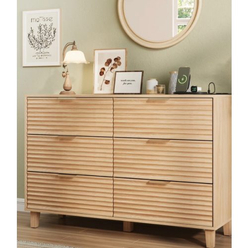 Gracie Oaks Farmhouse 5 Drawers Dresser & Reviews - Wayfair Canada