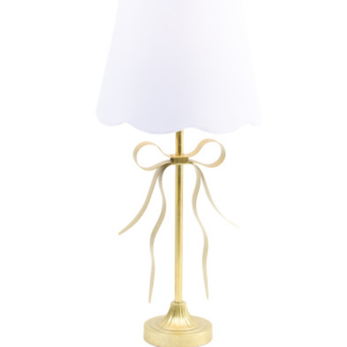 29in Metal Ribbon Scalloped Shade Table Lamp | Bedroom | Marshalls