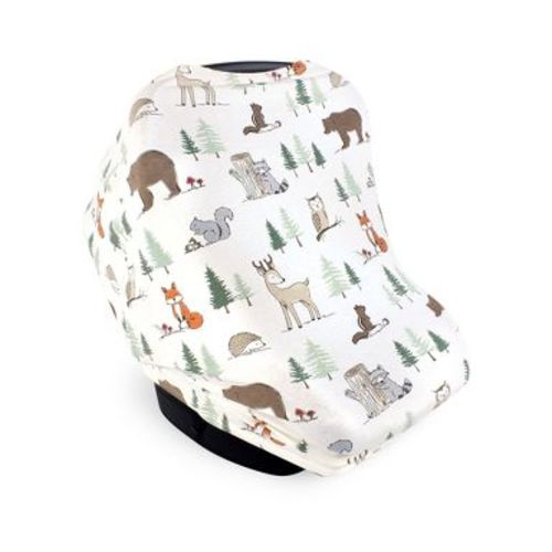 Hudson Baby Multi-use Car Seat Canopy, Forest Animals, One Size