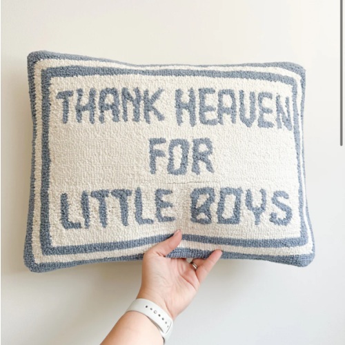 Thank Heaven Boy Pillow