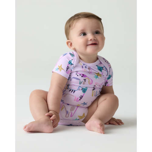 Whiskers & Wags Purple Bodysuit