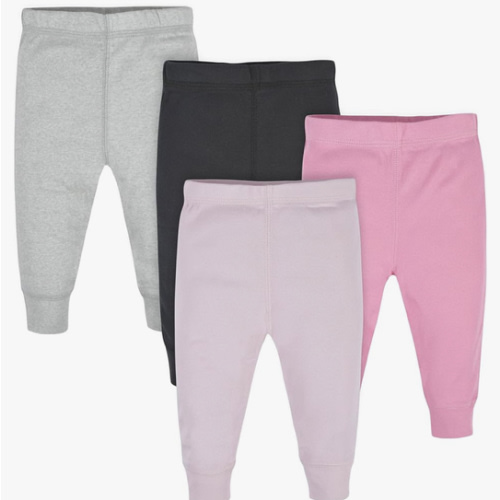 Gerber Baby Girls' Multi-Pack Active Pants Set