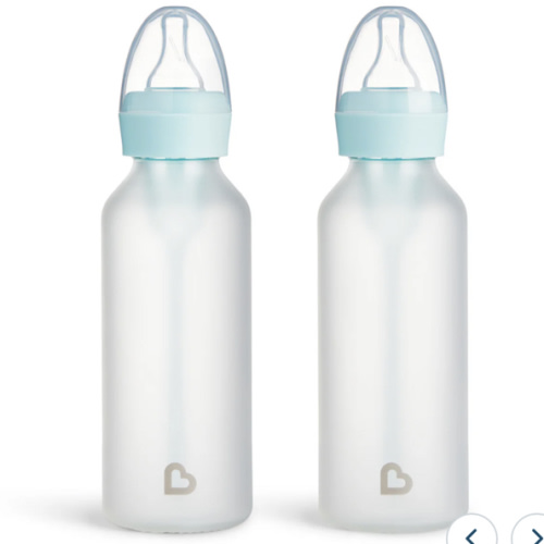 Bond™ Silicone Glass Bottle 4oz or 8oz, 2pk | Munchkin
