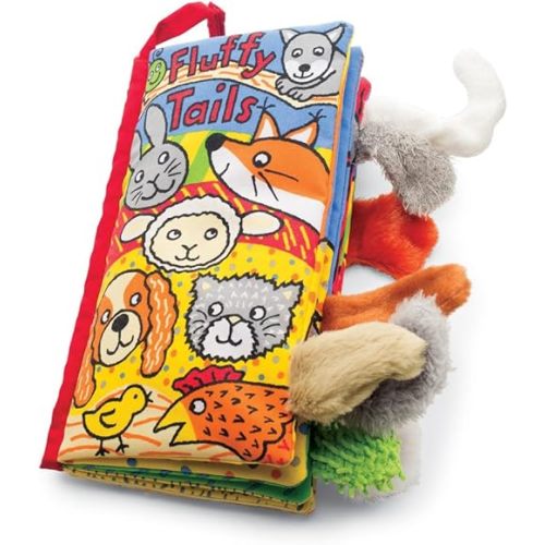 Jellycat Fluffy Tails: A Soft Activity Baby Book Children's Book | Baby Gift