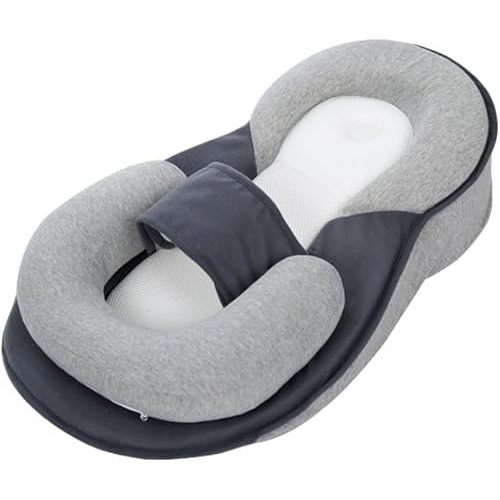Baby Lounger Pillow for Infant, Support Cushion Reflux Breast Feeding nest Bottle Feeding Detachable Lounger