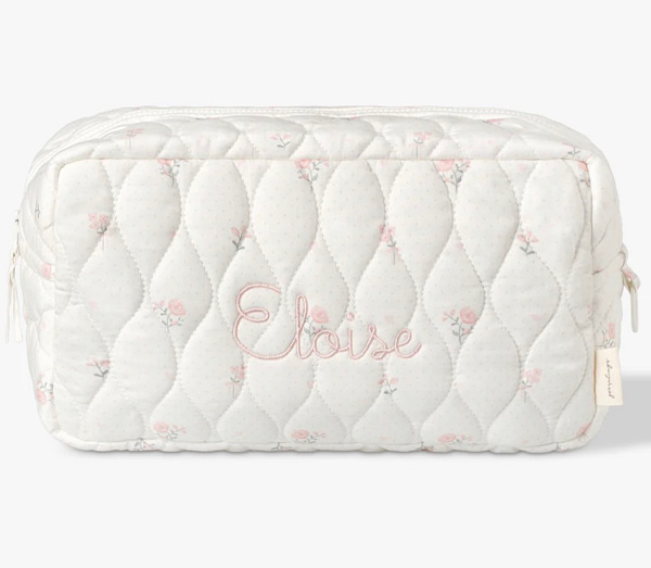 Toiletry Pouch - Pink Ditsy Floral