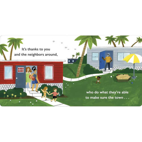 We Share This Neighborhood Board Book by Dan Saks and Brooke Smart – Mochi Kids
