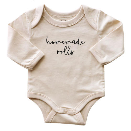 Long Sleeve Graphic Bodysuits | Natural