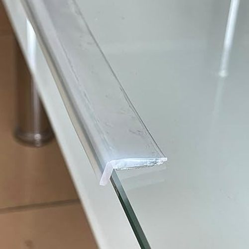 Edge Protector 100% Silicone, Baby Proofing Corners Clear Guards, Pre-Tape Adhesive Soft for Kids Safety, Child Table Cabinets Furniture Bumper (1/5x4/5 in, 12 FT)