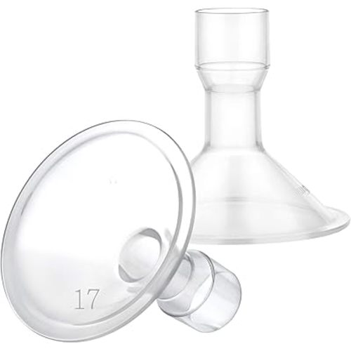 Maymom MyFit 17mm Shield (2pc), Does NOT Include Maymom Wide-Mouth Connector, Compatible with Spectra S2 Accessories Spectra S1 Not Original Spectra Pump Parts Spectra Flange