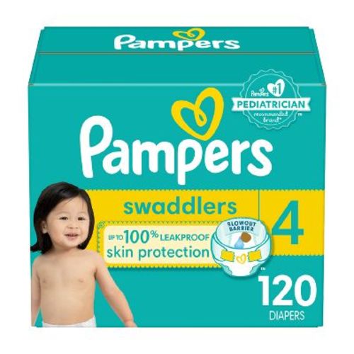 Pampers Swaddlers Soft Sensitive Skin Baby Diapers - Size 3 - 136ct