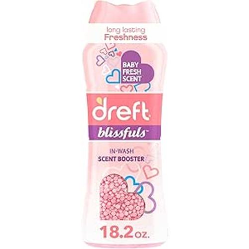 Dreft Blissfuls In-Wash Scent Booster Beads, Baby Fresh Scent, 18.2 oz - 18.2 ounces
