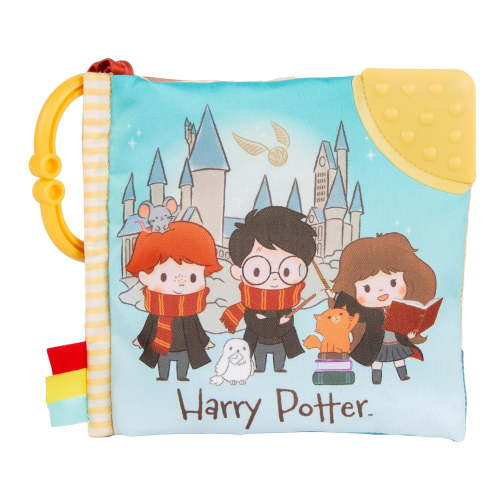 CUDDLE PAL Harry Potter Soft Book with Toy, Teether, and Crinkle, 5 Inches