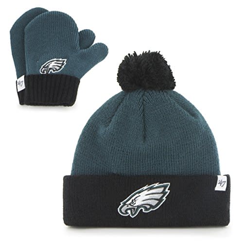 47 Teen-Boy's Cuff Knit Hat with Pom