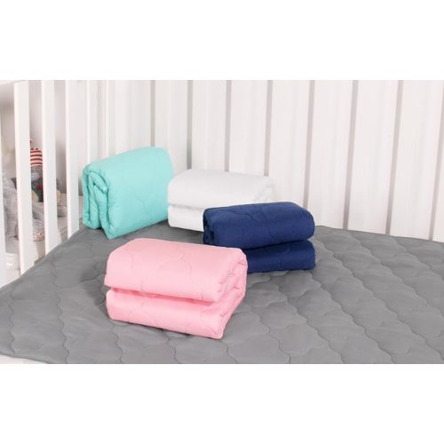 Crib Mattress Protector Waterproof & Noiseless Crib Mattress Pad Cover, Skin Friendly & Breathable & Machine Wash 100% Absorbent Crib Toddler Mattress Protector, (Quilted Improved Thickness) - White - Crib (Pack of 1)