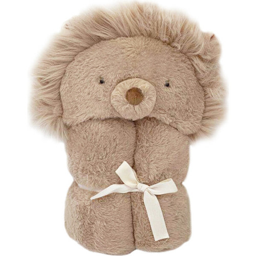 Luca Lion Hooded Blanket