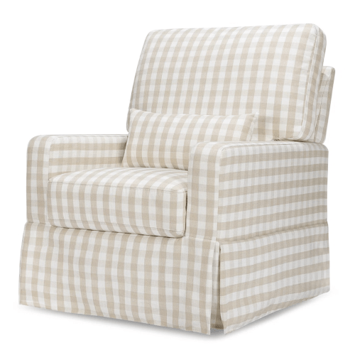 Namesake Crawford Pillowback Comfort Swivel Glider & Reviews | Birch Lane