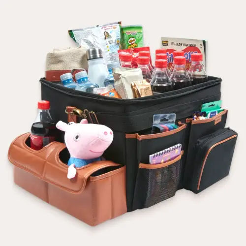 Best Gift for New Parents  |  Owleys &#8220;Magic Box&#8221; Back Seat Car Organizer