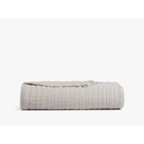 Cloud Linen Gauze Throw - Bone