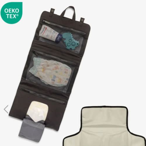 Diaper Changing Pad Organizer - BLACK