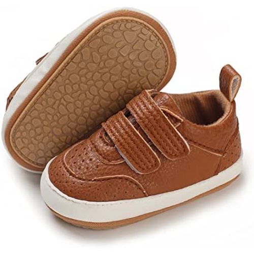 E-FAK Baby Shoes Boys Girls Infant Sneakers Non-Slip Rubber Sole Toddler Crib First Walker Shoes