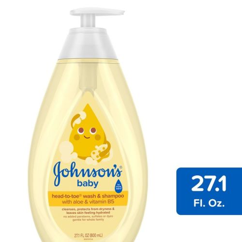 Johnson's Head-To-Toe Gentle Baby Body Wash & Shampoo For Sensitive Skin - 27.1 fl oz