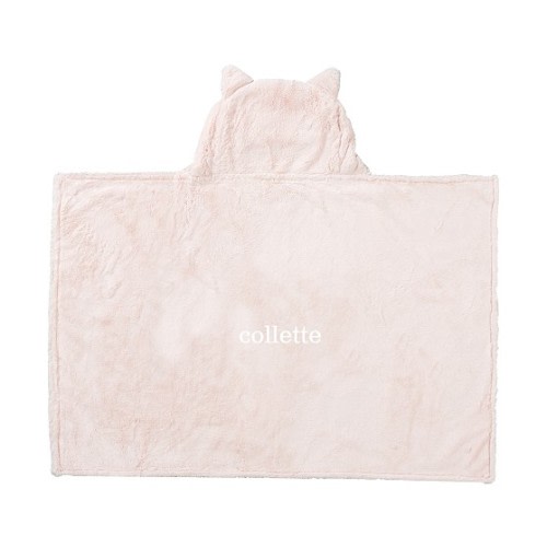 Faux-Fur Animal Baby Hooded Towels - Kitty | Pottery Barn Kids