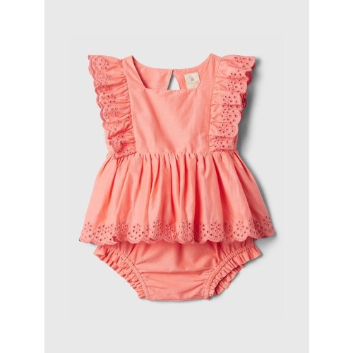 Baby Eyelet Two-Piece Outfit Set