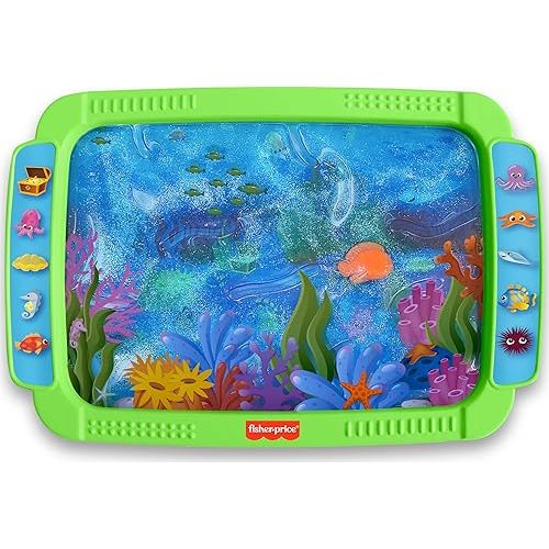 Fisher-Price Sensory Bright Preschool Sensory Toy, Squish Scape, Mess-Free Goo Tablet for Tactile Play Ages 3+ Years