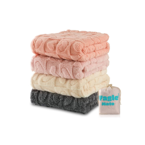 4 Pcs Baby Blankets,Fleece Heart Checkered Blanket, Cozy and Fluffy Crib Blankets for Girls, Toddler Receiving Blankets 30×40 Light Pink Sakura Pink White Grey