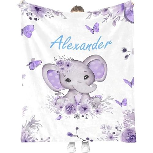 Personalized Baby Blanket for Boys,Custom Baby Blanket with Name,Custom Baby Blanket,Baby Name Blanket,Baby Gift Blanket for Birthday-30x40in, MT-5-3040