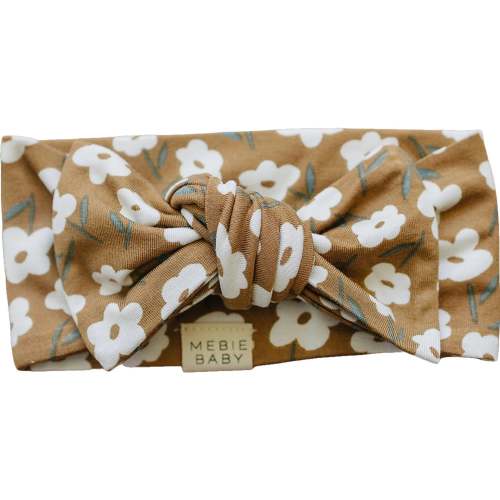 mustard floral bamboo head wrap