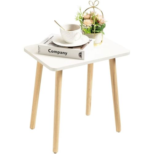 FORAOFUR Side Table, Small End Table Accent Table Living Room Bedroom Balcony Office, Modern Side Table Bedside Table Home Decor, Small Table for Small Spaces, Small Coffee Table, Easy Assembly
